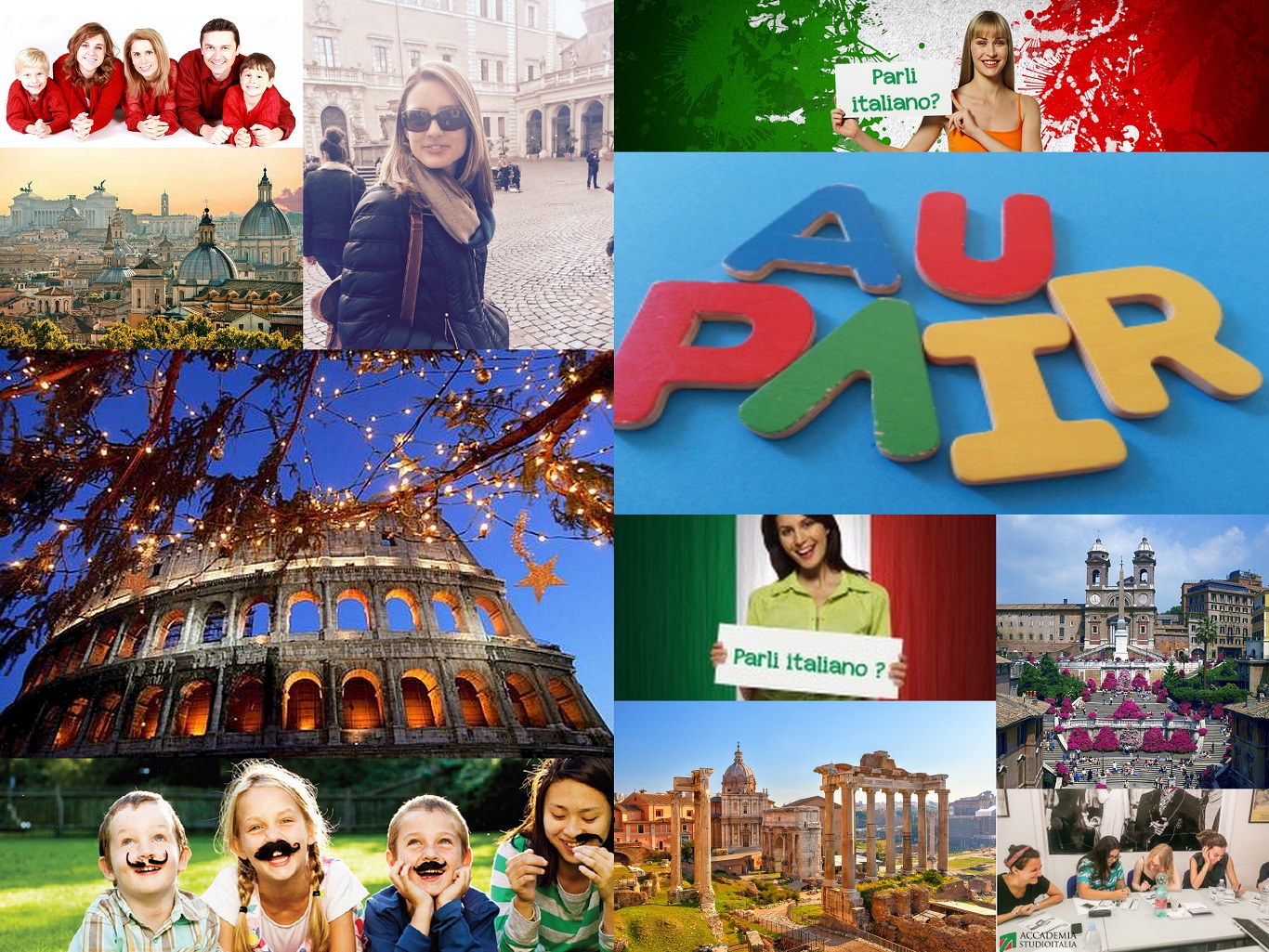 Azares Италиански език + AU PAIR в Рим, Azares Italian language + AU PAIR Rome