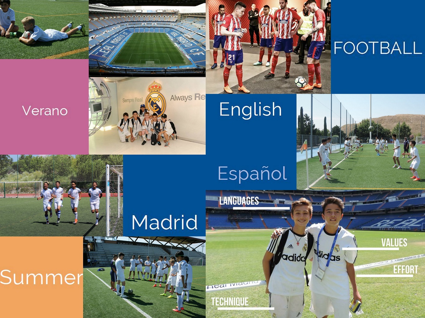 azares Футбол в Мадрид (Real Madrid Foundation Football camp & Atlético de Madrid Foundation Football camp) + Тенис на Майорка (Rafa Nadal Tennis Academy Mallorca)