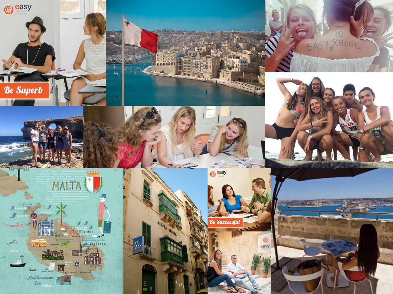 Azares English language courses in Malta Easy