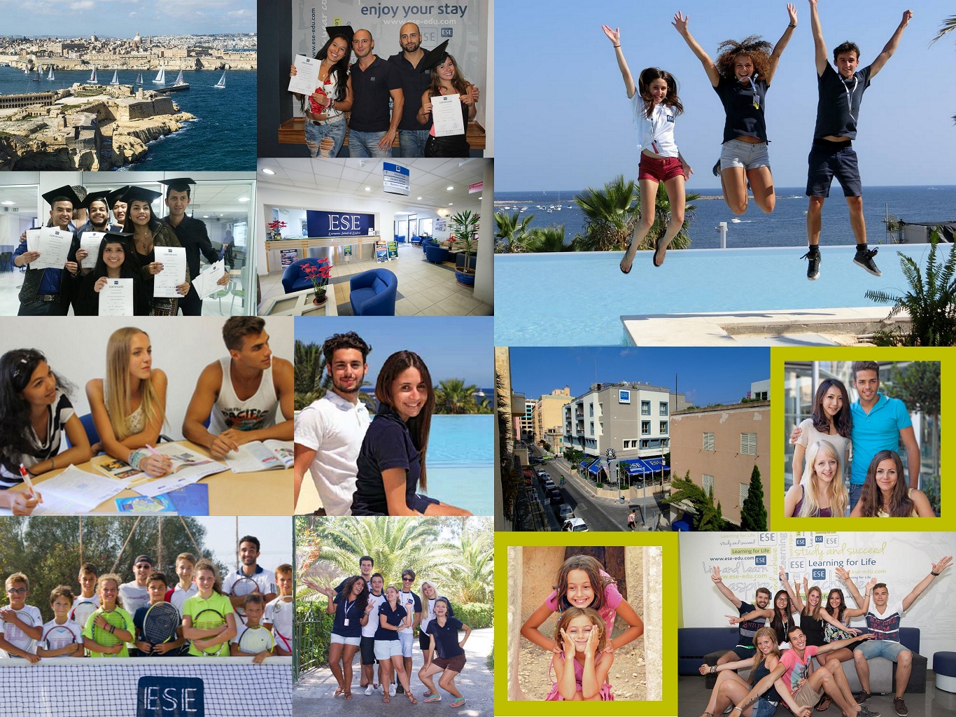 Azares English language courses in Malta Milan Junior Camp