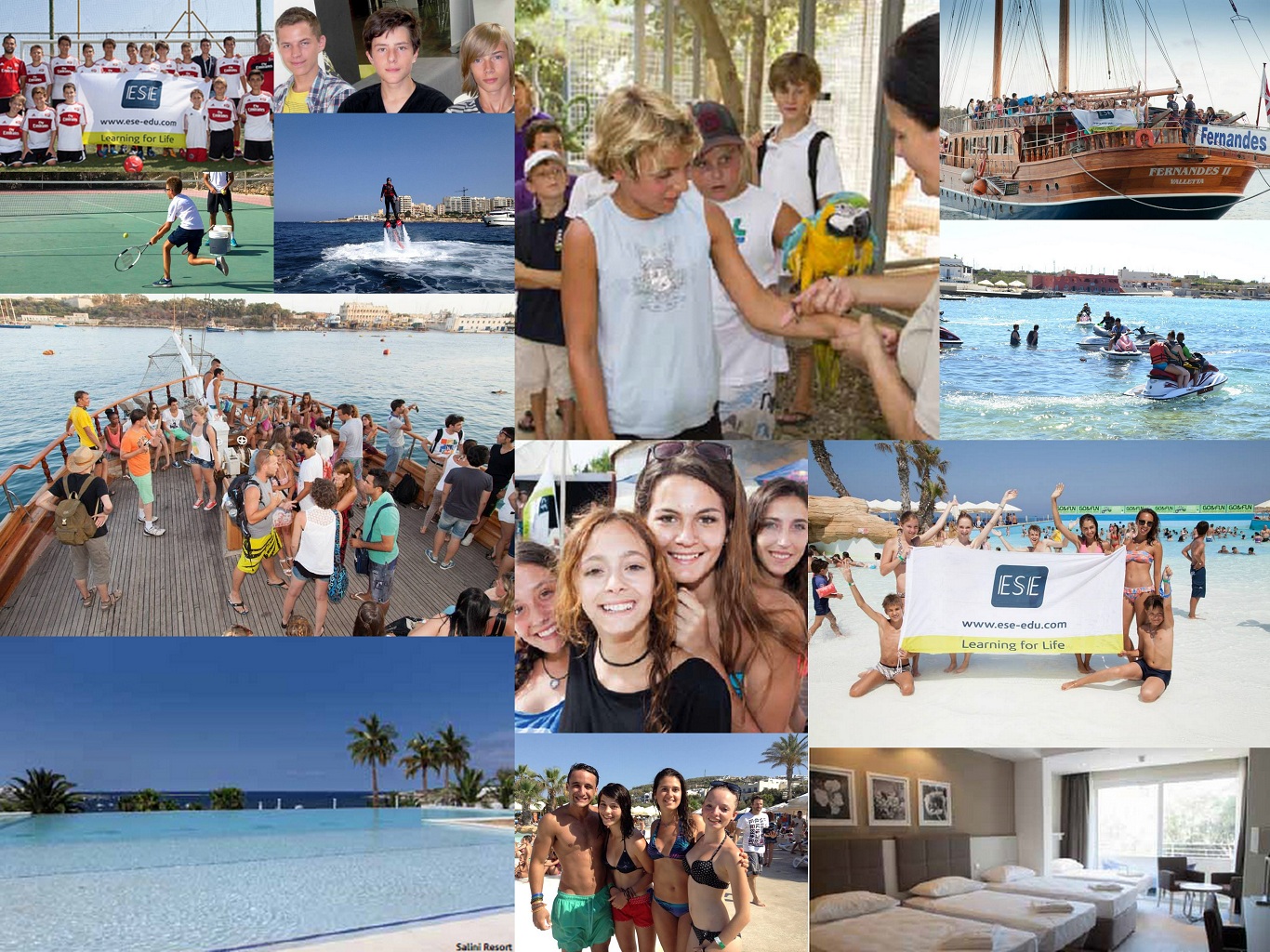 Azares English language courses in Malta Milan Junior Camp