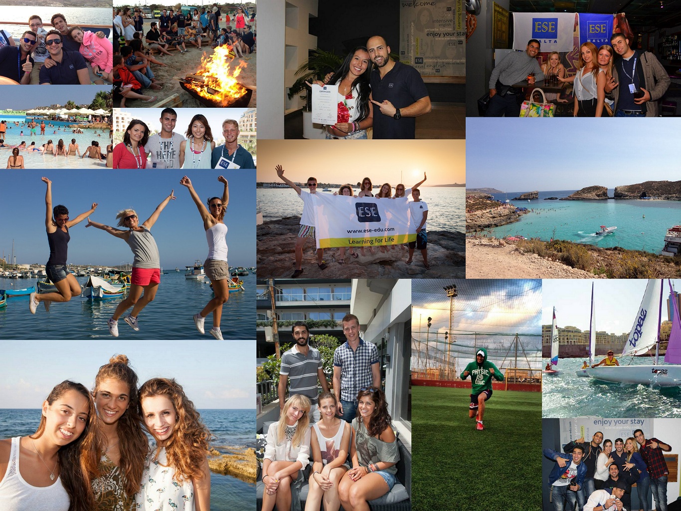 Azares English language courses in Malta Milan Junior Camp